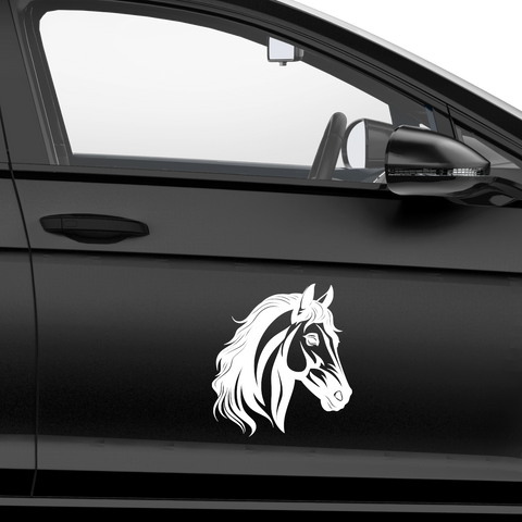 Pferdekopf Aufkleber Nr. 39 - Beispielansicht