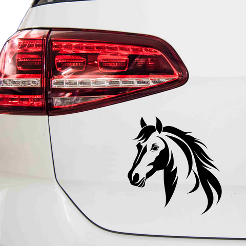 Pferdekopf Aufkleber Nr. 3 - Beispielansicht