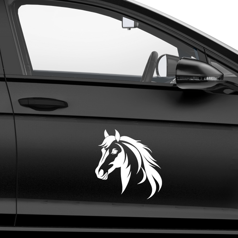 Pferdekopf Aufkleber Nr. 3 - Beispielansicht