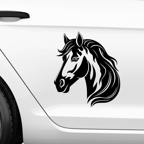 Pferdekopf Aufkleber Nr. 40 - Beispielansicht