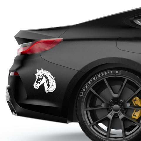 Pferdekopf Aufkleber Nr. 40 - Beispielansicht