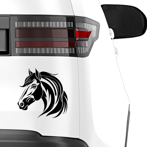 Pferdekopf Aufkleber Nr. 41 - Beispielansicht
