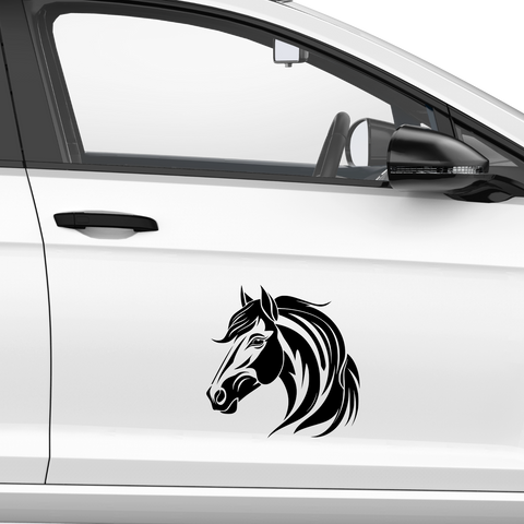 Pferdekopf Aufkleber Nr. 41 - Beispielansicht