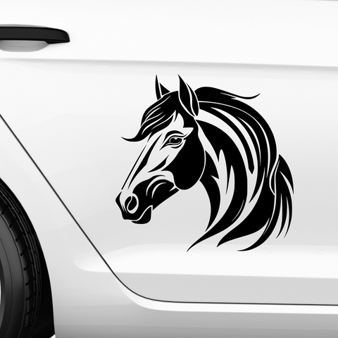 Pferdekopf Aufkleber Nr. 41 - Beispielansicht