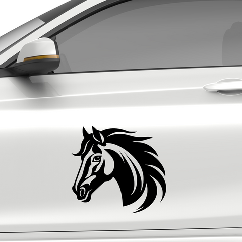 Pferdekopf Aufkleber Nr. 42 - Beispielansicht