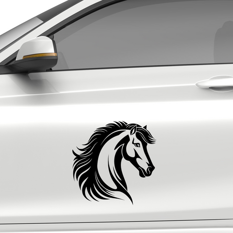 Pferdekopf Aufkleber Nr. 43 - Beispielansicht