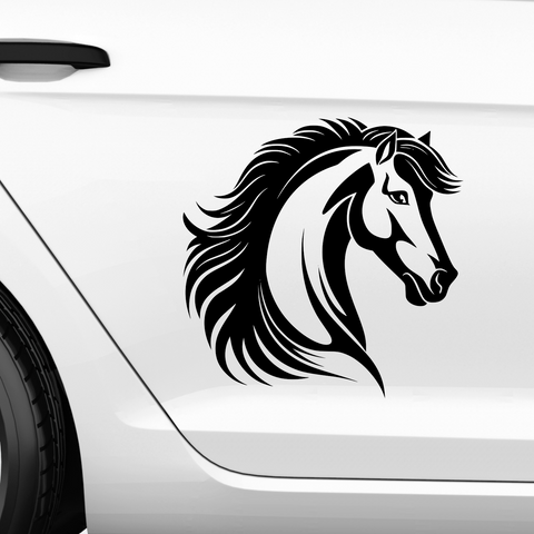 Pferdekopf Aufkleber Nr. 43 - Beispielansicht