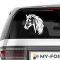 Pferdekopf Aufkleber Nr. 44 - Beispielansicht