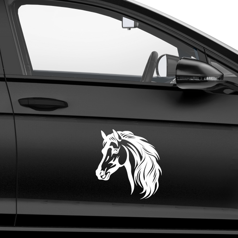 Pferdekopf Aufkleber Nr. 44 - Beispielansicht