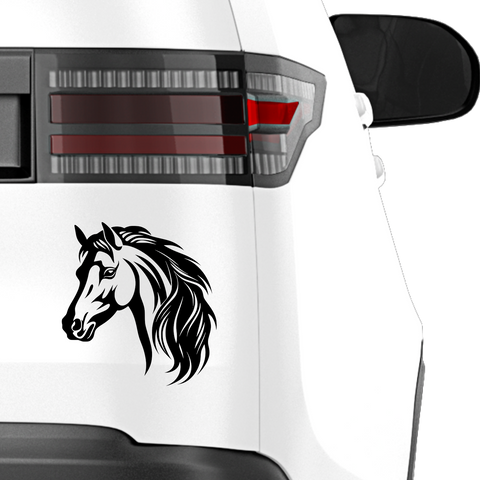 Pferdekopf Aufkleber Nr. 44 - Beispielansicht