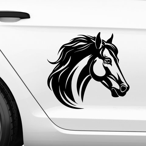 Pferdekopf Aufkleber Nr. 45 - Beispielansicht