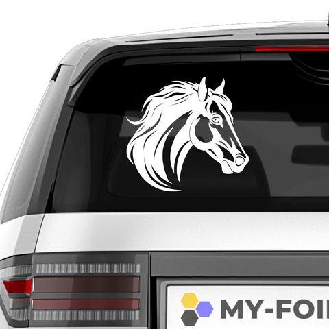 Pferdekopf Aufkleber Nr. 45 - Beispielansicht