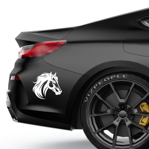 Pferdekopf Aufkleber Nr. 45 - Beispielansicht