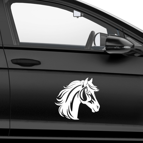 Pferdekopf Aufkleber Nr. 47 - Beispielansicht