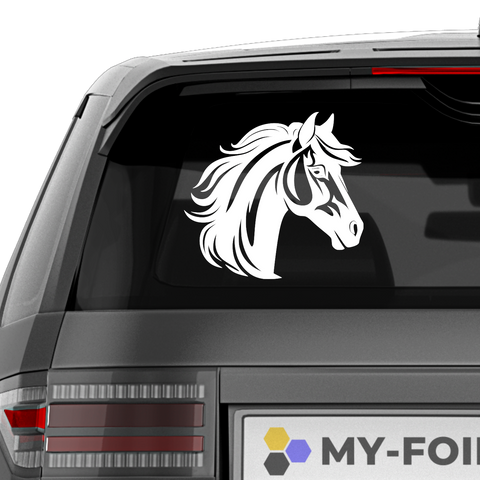 Pferdekopf Aufkleber Nr. 47 - Beispielansicht