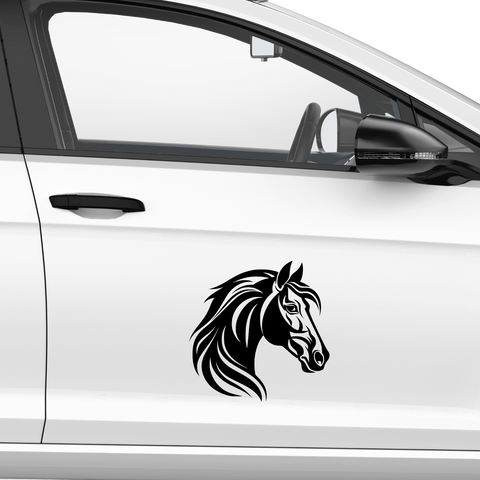 Pferdekopf Aufkleber Nr. 48 - Beispielansicht