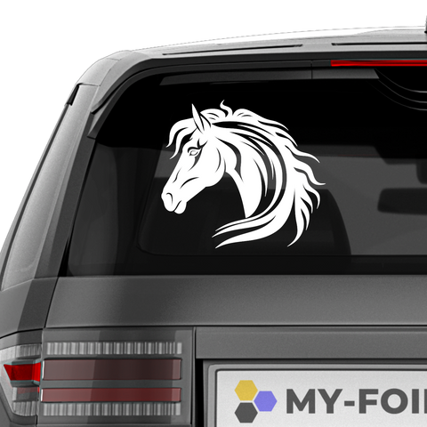 Pferdekopf Aufkleber Nr. 49 - Beispielansicht