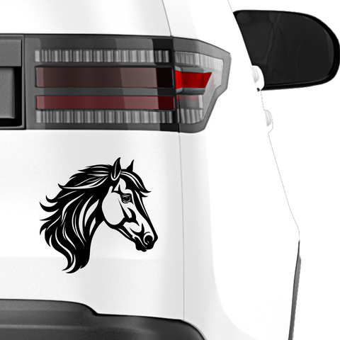 Pferdekopf Aufkleber Nr. 50 - Beispielansicht