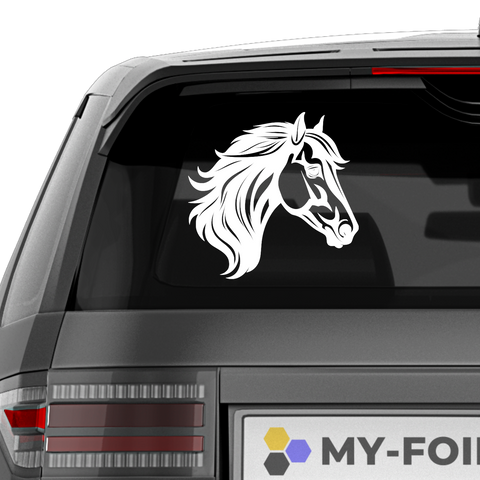 Pferdekopf Aufkleber Nr. 50 - Beispielansicht