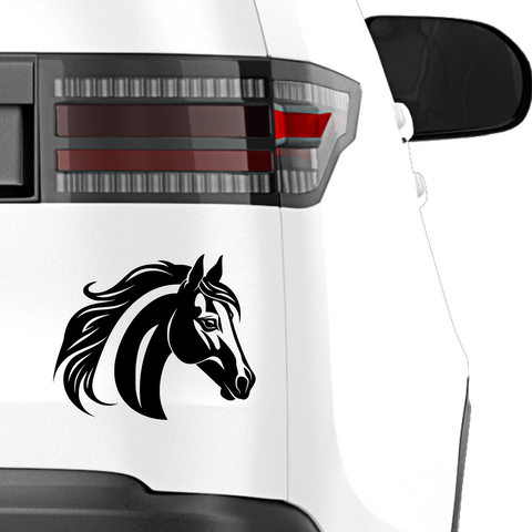 Pferdekopf Aufkleber Nr. 51 - Beispielansicht