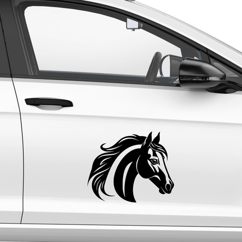Pferdekopf Aufkleber Nr. 51 - Beispielansicht