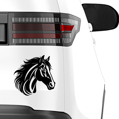 Pferdekopf Aufkleber Nr. 52 - Beispielansicht