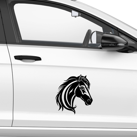 Pferdekopf Aufkleber Nr. 54 - Beispielansicht