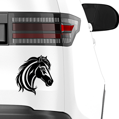 Pferdekopf Aufkleber Nr. 54 - Beispielansicht