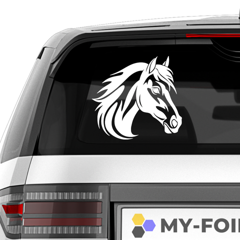 Pferdekopf Aufkleber Nr. 55 - Beispielansicht