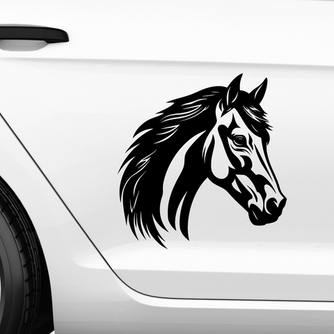 Pferdekopf Aufkleber Nr. 56 - Beispielansicht