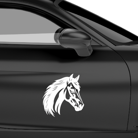 Pferdekopf Aufkleber Nr. 56 - Beispielansicht