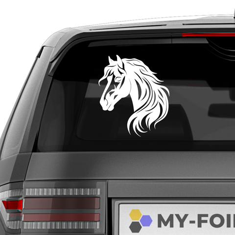 Pferdekopf Aufkleber Nr. 57 - Beispielansicht