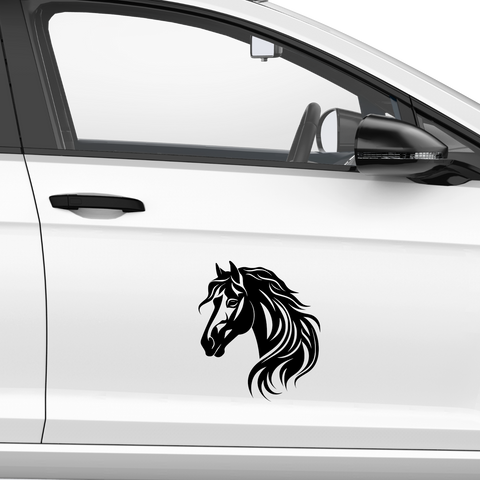 Pferdekopf Aufkleber Nr. 57 - Beispielansicht