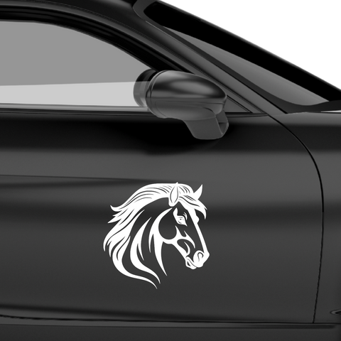 Pferdekopf Aufkleber Nr. 58 - Beispielansicht