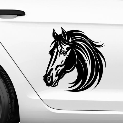 Pferdekopf Aufkleber Nr. 59 - Beispielansicht