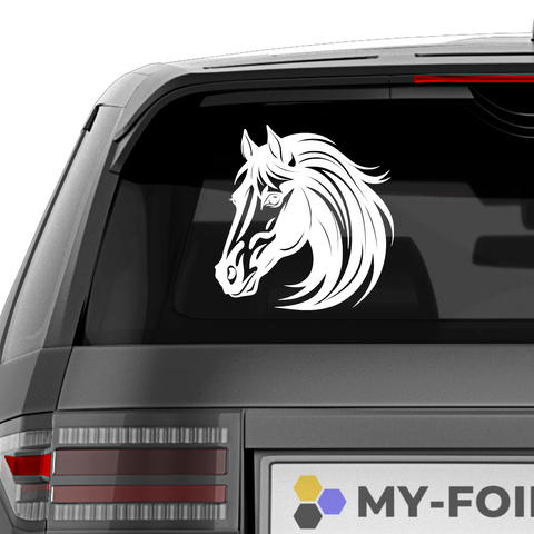 Pferdekopf Aufkleber Nr. 59 - Beispielansicht