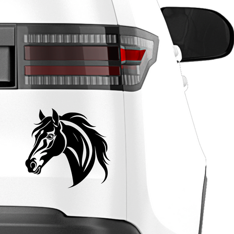 Pferdekopf Aufkleber Nr. 5 - Beispielansicht