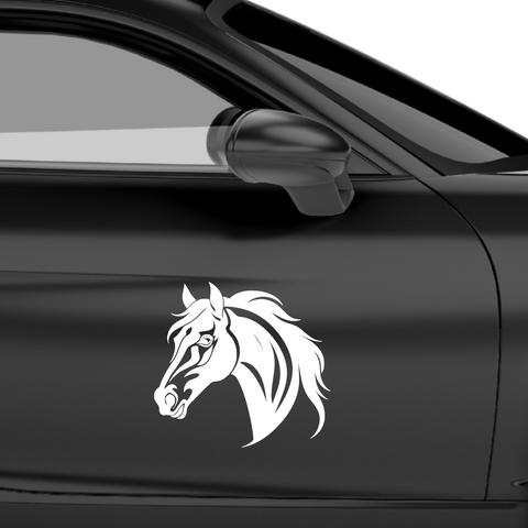 Pferdekopf Aufkleber Nr. 5 - Beispielansicht