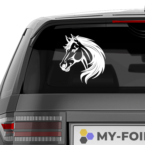 Pferdekopf Aufkleber Nr. 61 - Beispielansicht