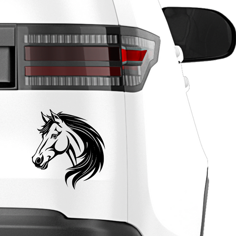 Pferdekopf Aufkleber Nr. 61 - Beispielansicht