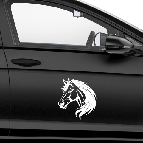 Pferdekopf Aufkleber Nr. 61 - Beispielansicht