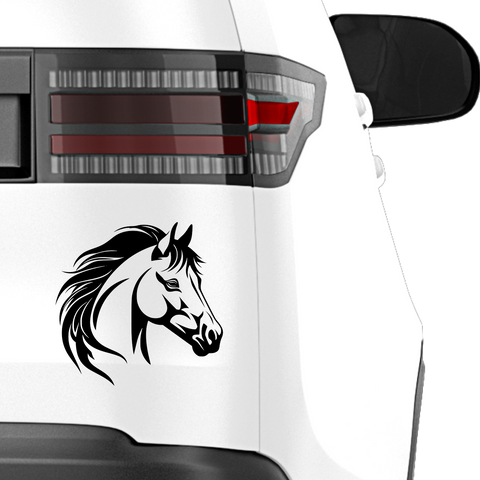 Pferdekopf Aufkleber Nr. 62 - Beispielansicht