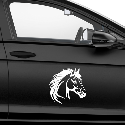 Pferdekopf Aufkleber Nr. 62 - Beispielansicht