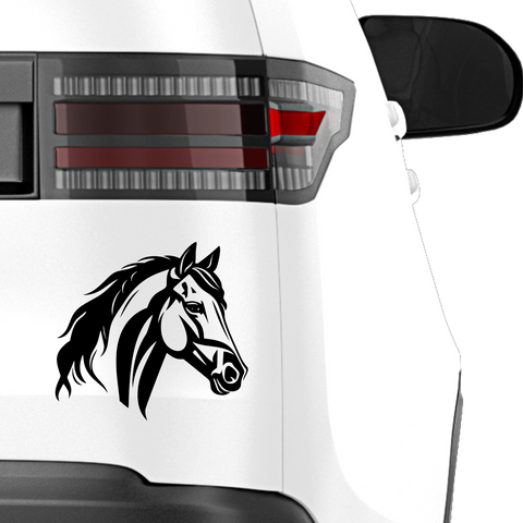 Pferdekopf Aufkleber Nr. 63 - Beispielansicht