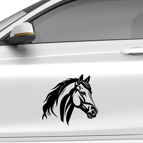 Pferdekopf Aufkleber Nr. 63 - Beispielansicht