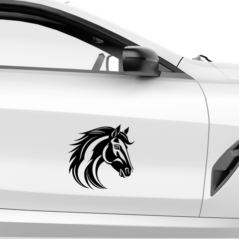 Pferdekopf Aufkleber Nr. 65 - Beispielansicht