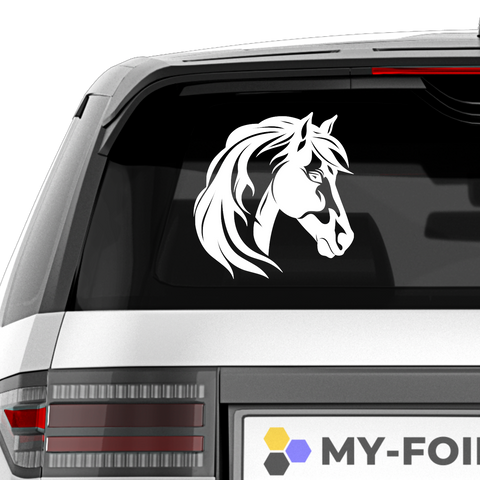 Pferdekopf Aufkleber Nr. 66 - Beispielansicht