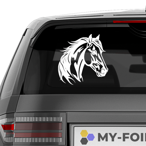 Pferdekopf Aufkleber Nr. 67 - Beispielansicht