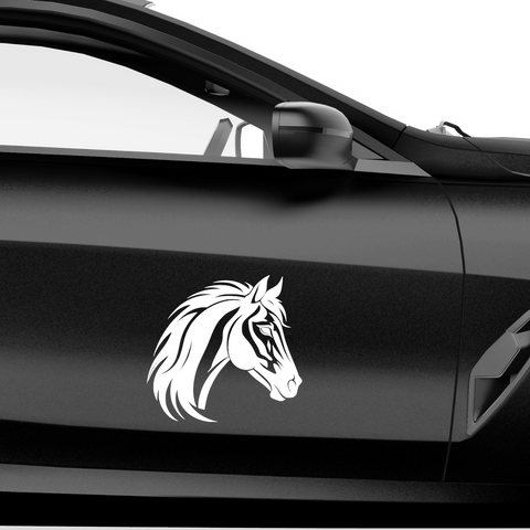 Pferdekopf Aufkleber Nr. 68 - Beispielansicht