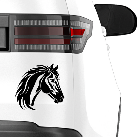 Pferdekopf Aufkleber Nr. 68 - Beispielansicht